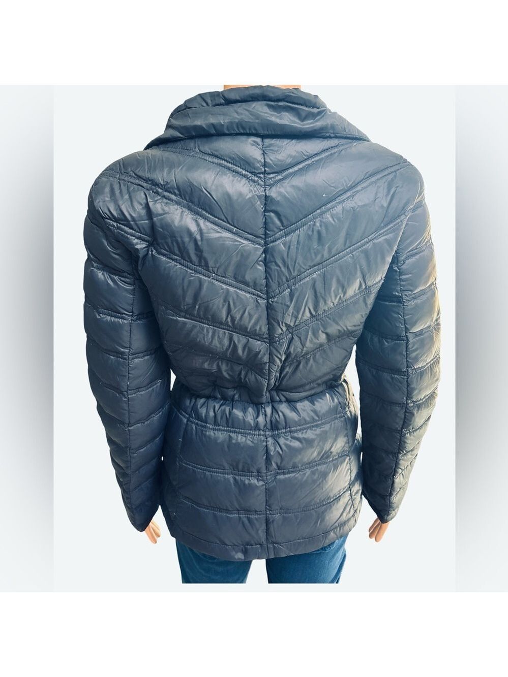 Michael Kors Navy Quilted Puffer Jacket XS - Picture 6 of 11
